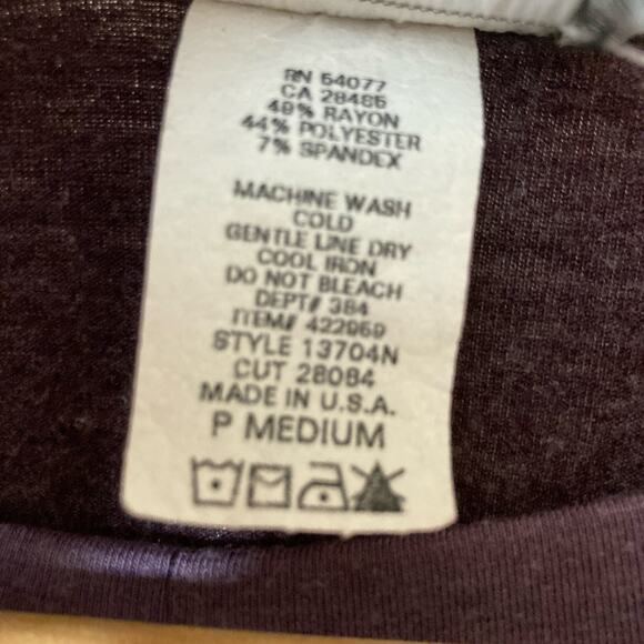 Vintage Y2K Carol Anderson Purple Grandmacore Cozy House Dress Cardigan Set - Picture 7 of 10